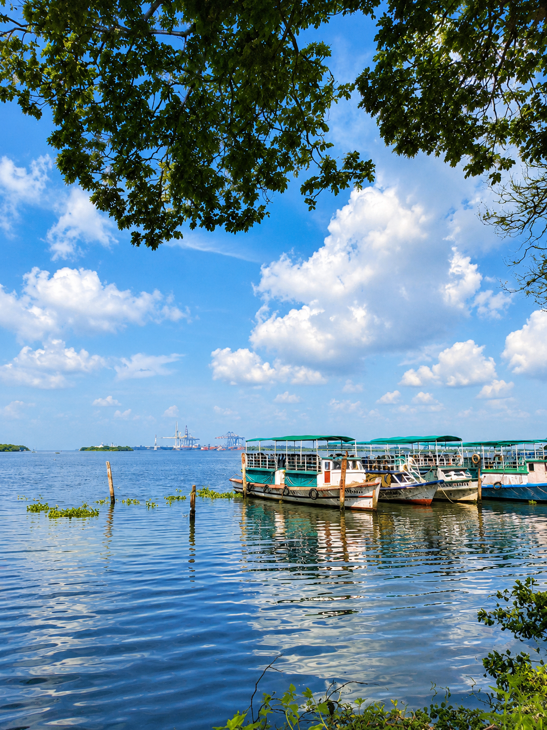 Coastal scenery for a Kochi travel page