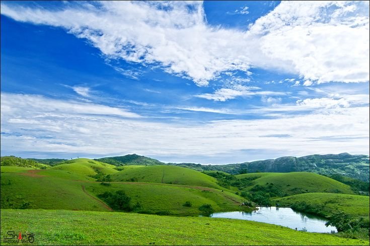 Vagamon green meadows and rolling hills